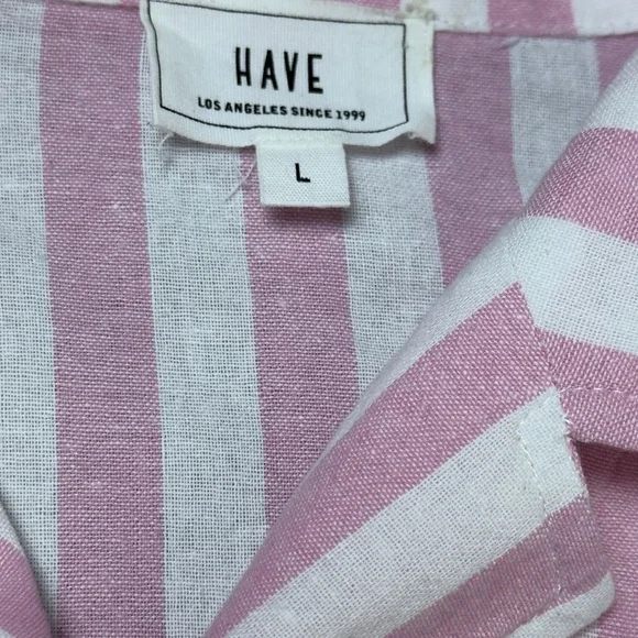 Have Pink and White Striped Blazer - Picture 3 of 8